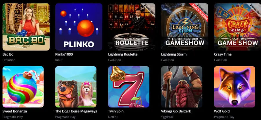 River spin casino
